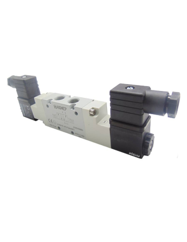 Solenoid valve 1/8 5/2 bistable 12Vdc 3W - Aignep