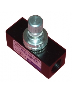 Linear 1/8 unidirectional flow regulator