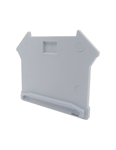 Separador lateral para borna de 2,5-4-6-10 mm carril DIN | Adajusa