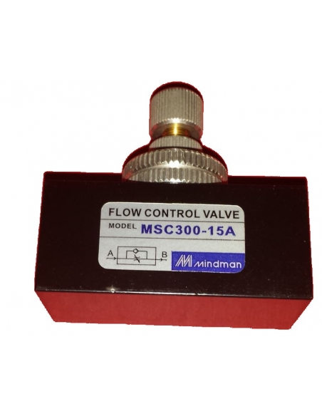 Linear 3/8 unidirectional flow regulator
