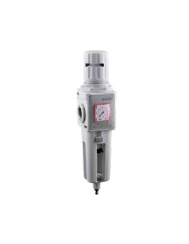 Pneumatic filter-regulator 3/8 0-8 bar complete automatic purge size 2 series FRL EVO - Aignep