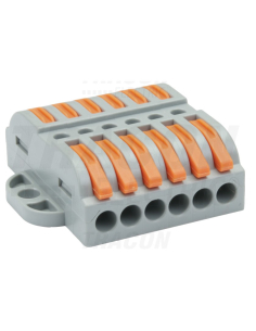 Double quick connection terminal 6 poles 32A OVOFT66 | ADAJUSA | price