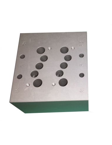 Placa base para válvulas y electróvalvulas S.220 Mindman - ADAJUSA