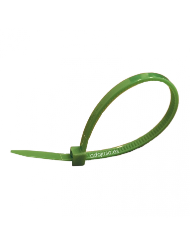 Bridas sujetacables verde 200x3,6 - bolsa de 100 unidades