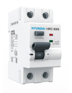 Circuit breaker Class A-APR superimmunized single-phase 25A 300mA 2-pole Hyundai | ADAJUSA | price