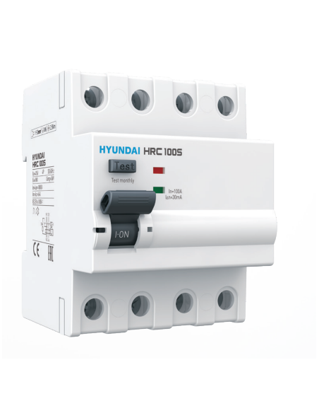 Diferencial 4 polos 100A 300mA Clase A-APR Superinmunizado - Hyundai Electric
