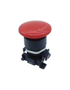 Emergency stop button with locking Valve: 3/2 NC side fittings Ø 4 mm- ADAJUSA 2
