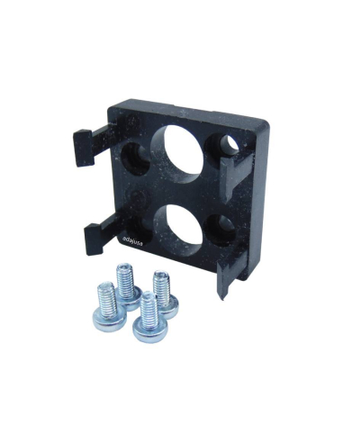 Selector negro leva larga 3 posiciones con retorno por muelle y Válvula de puntal: 3/2 NC racores laterales Ø 4 mm - Aignep
