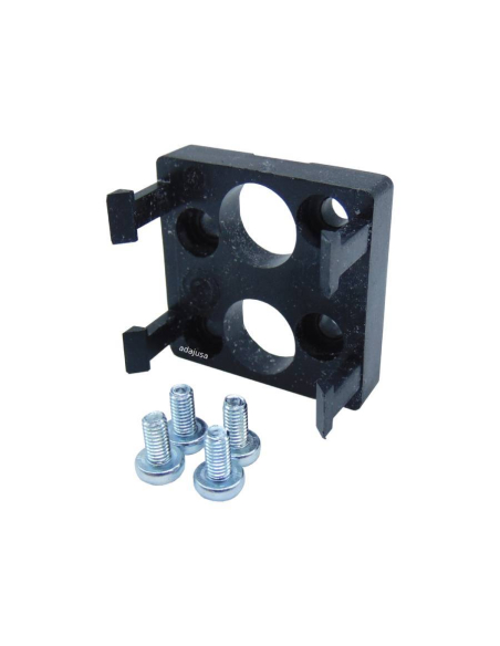 Selector negro leva larga 3 posiciones con retorno por muelle y Válvula de puntal: 3/2 NC racores laterales Ø 4 mm - Aignep