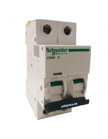 Magnetotérmico 2 polos 10A (2x10A) IC60N C 6kA - Schneider