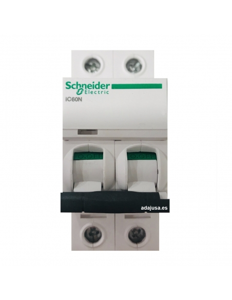 Magnetotérmico 2 polos 10A (2x10A) IC60N C 6kA - Schneider