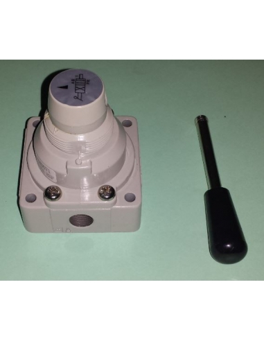 Valve 1/2 4-way 3 positions e.g. rotary lever Size 3 - Mindman - ADAJUSA
