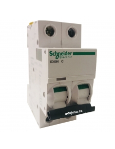 MCB circuit breaker 2 poles 32A (2x32A) IC60N C 6kA - Schneider