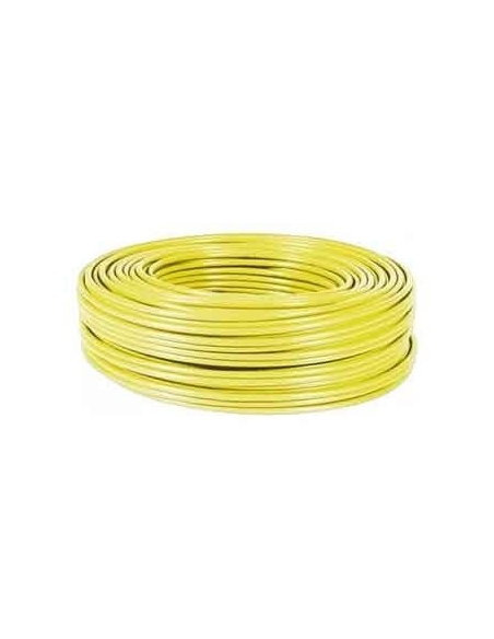 Cable flexible unipolar 0.5mm2 color amarillo Adajusa