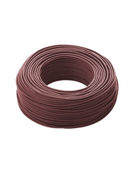 Cable flexible unipolar 0.5mm2 color marrón Adajusa