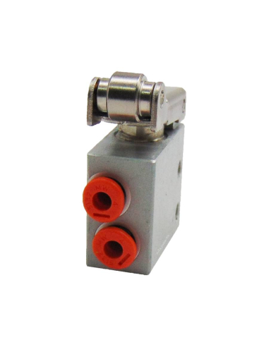 Limit switch pneumatic roller 3/2 NC diameter 4 side fittings - Metal Work