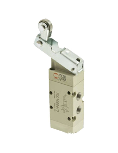 Limit Switch 1/8 3/2 one-way roller lever - Metal Work