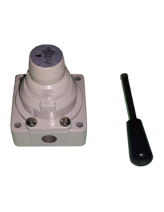 Pneumatic valve 1/4 4-way 3-position lever MVHC-300-4H-8A 2