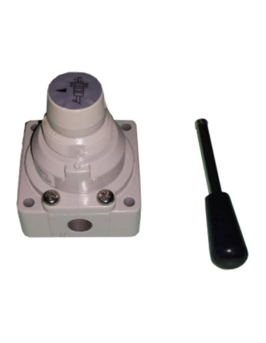 Pneumatic valve 1/2 4-way 3 position lever MVHC-300-4H-15A | ADAJUSA