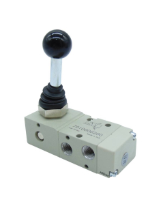 Válvula palanca manual 1/8 3/2 fijas palanca a 90 grados - Metal Work 2