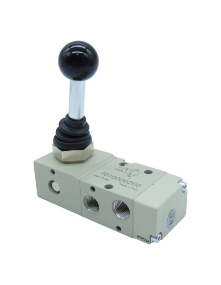 Pneumatic valve 1/2 3-way 2 lever 90º monostable Metal Work | ADAJUSA | price
