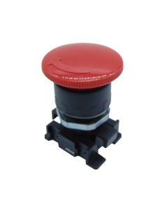Emergency pushbutton pneumatic diameter 22.5 fittings with NC valve side outlet- Price adajusa.es 2