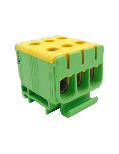 Tapping terminal 1-pole 6x35-150mm² Green/Yellow