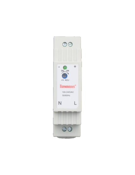 Fuente de alimentación 24Vcc 0,62A 15W carril DIN