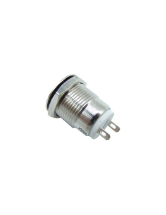 Vandal-resistant pushbutton 1 NA, nickel-plated brass - 12mm | ADAJUSA | price 2
