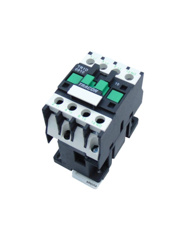 Three-phase contactor 9A 24Vac open auxiliary contact NA TR1D Series