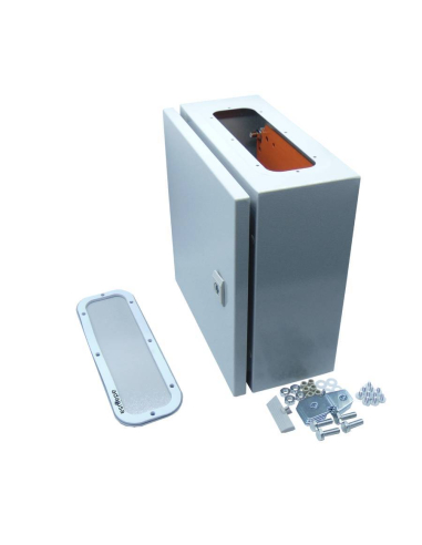 Electrical sheet metal cabinet 400x400x250 steel IP55 | ADAJUSA | price
