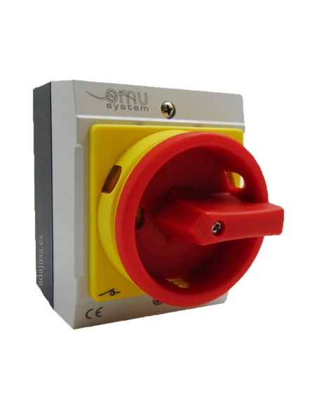 Caja interruptor trifásico 4 polos 25A Adajusa