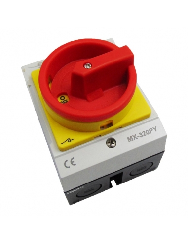 Caja interruptor trifásico 4 polos 100A Adajusa