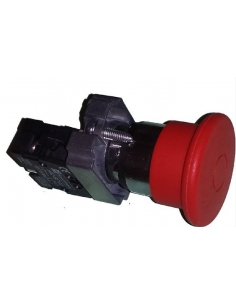 Pulsador parada de emergencia metálico diámetro 40 completo (pulsar-girar)