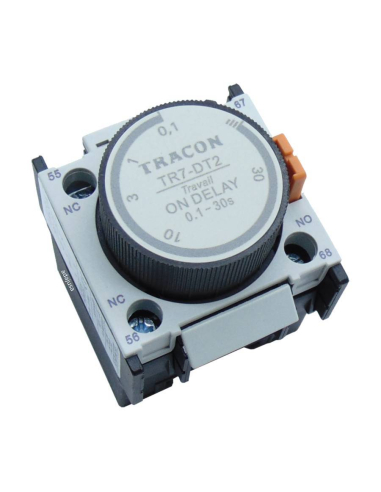 Temporizador 0,1-30 seg retardo desconexión contactor|ADAJUSA