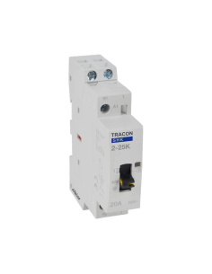 Contactor modular 25A 2Polos abiertos 230Vac Tracon | Adajusa