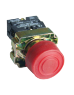 Metal electric push button with red rubber cover 22mm, BP42 | ADAJUSA | price