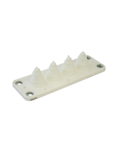 Placa pasacables de 4 entradas 138x48mm para armarios eléctricos Serie TFE|ADAJUSA