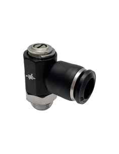 Regulador orientable unidireccional con tornillo de ajuste 1/4 tubo diámetro 6 para válvula - Aignep | ADAJUSA