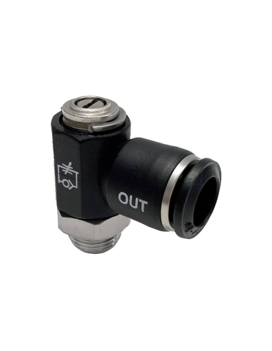 Adjustable Regulator with adjustment screw 1/2 tube diameter 12 for valve - Aignep