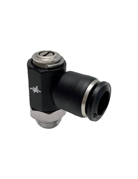 Bidirectional swivel Regulator with 1/8" tube diameter adjustment screw - Aignep | ADAJUSA | price
