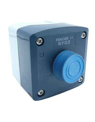 Blue Push Button Box with Full Rubber Cover - NYG Series