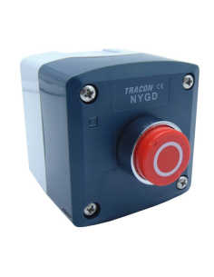 Button box with protruding stop button with "O" inscription NYGBA4322PT| ADAJUSA | price