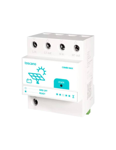 Backup COMBI-MAX control system for photovoltaic systems - Toscano
