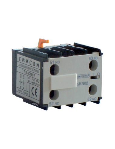 Block 4 front 3NO 1NC contacts for TR1K Series mini contactors