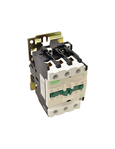 Three-phase contactor 40A 230Vac auxiliary contact NO NC Series TR1D