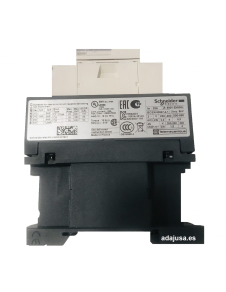 Contactor trifásico 95A bobina 230Vac - Schneider