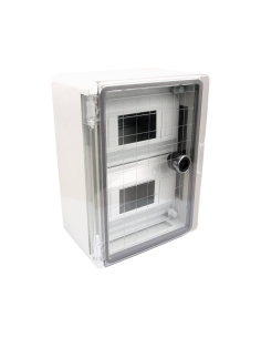 ABS electrical Cabinet  500x400x175 transparent door and front chassis IP65 TME504018MT | ADAJUSA | price