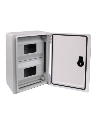 ABS electrical Cabinet  600x400x200 transparent door and front chassis IP65 TME604020MT | ADAJUSA | price
