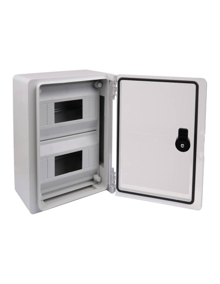 ABS electrical Cabinet  600x400x200 transparent door and front chassis IP65 TME604020MT | ADAJUSA | price